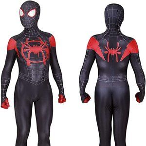 Spiderman Into The Spider Verse Cosplay Spandex Costume for Adults X-Large!